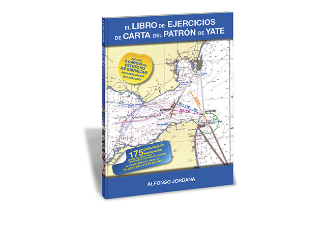 Libro de Ejercicios de carta del Patrón de Yate portada libro